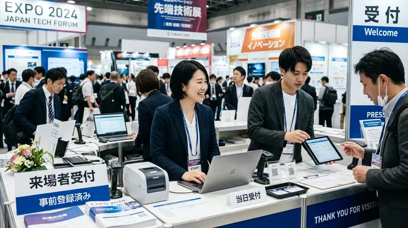 展示会でノートPCをレンタル
